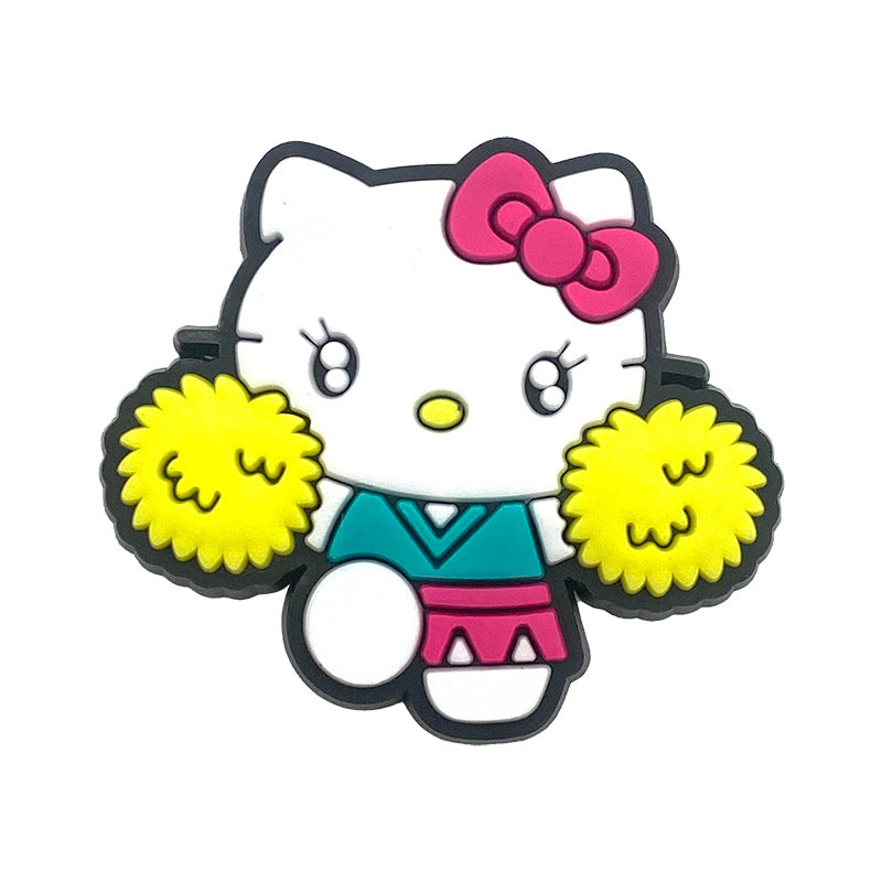 Hello Kitty Series Charms - For Crocs Shoes EVA Bogg Bag Accessories
