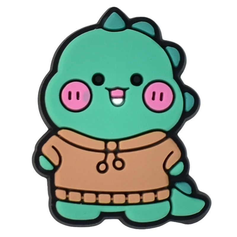 15pcs Cute Monster Cartoon DIY Ideas Series Charms - For Crocs Shoes EVA Bogg Bag Accessories