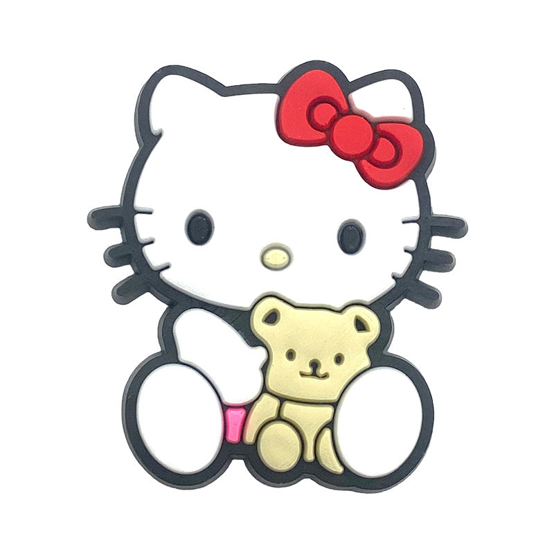 Hello Kitty Series Charms - For Crocs Shoes EVA Bogg Bag Accessories