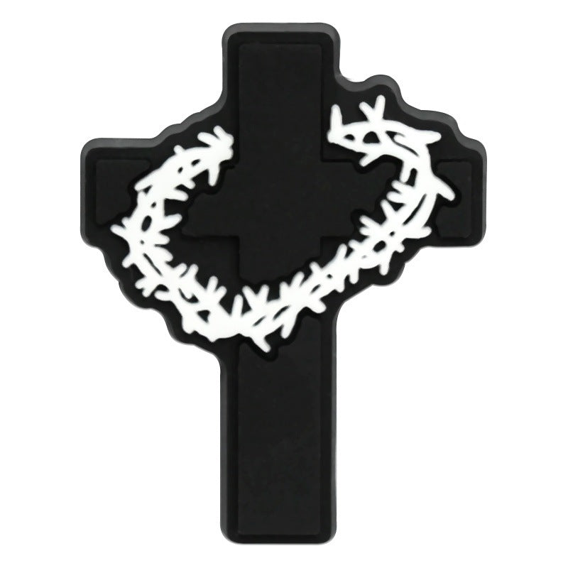 15Pcs English phrases DIY Ideas Series Charms - For Crocs Shoes EVA Bogg Bag Accessories