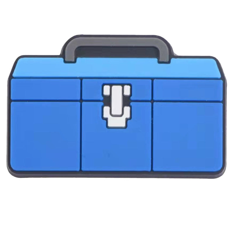 11Pcs Animated Tool DIY Ideas Series Charms - For Crocs Shoes EVA Bogg Bag Accessories