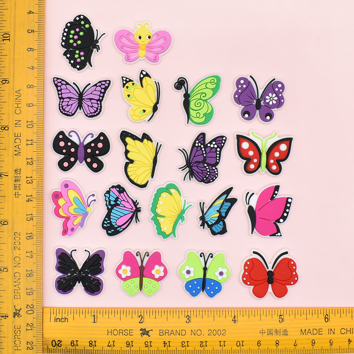 Butterfly Series Charms - For Crocs Shoes EVA Bogg Bag Accessories