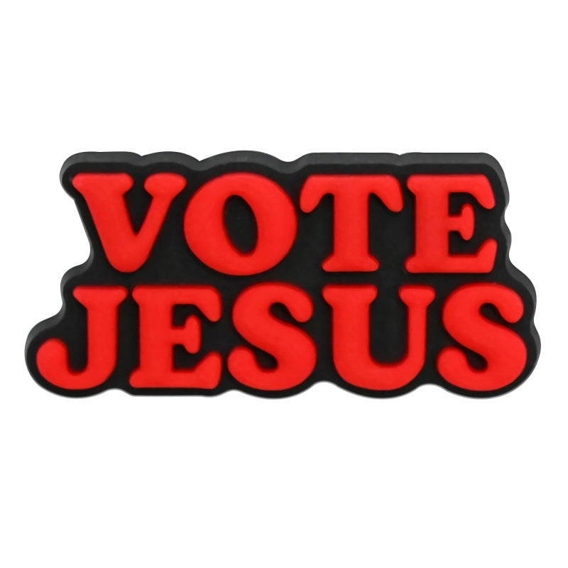 English phrase Series Charms - For Crocs Shoes EVA Bogg Bag Accessories