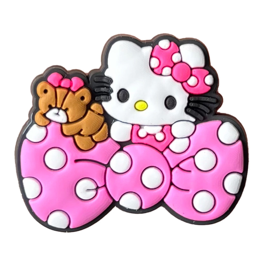 Hello Kitty Series Charms - For Crocs Shoes EVA Bogg Bag Accessories