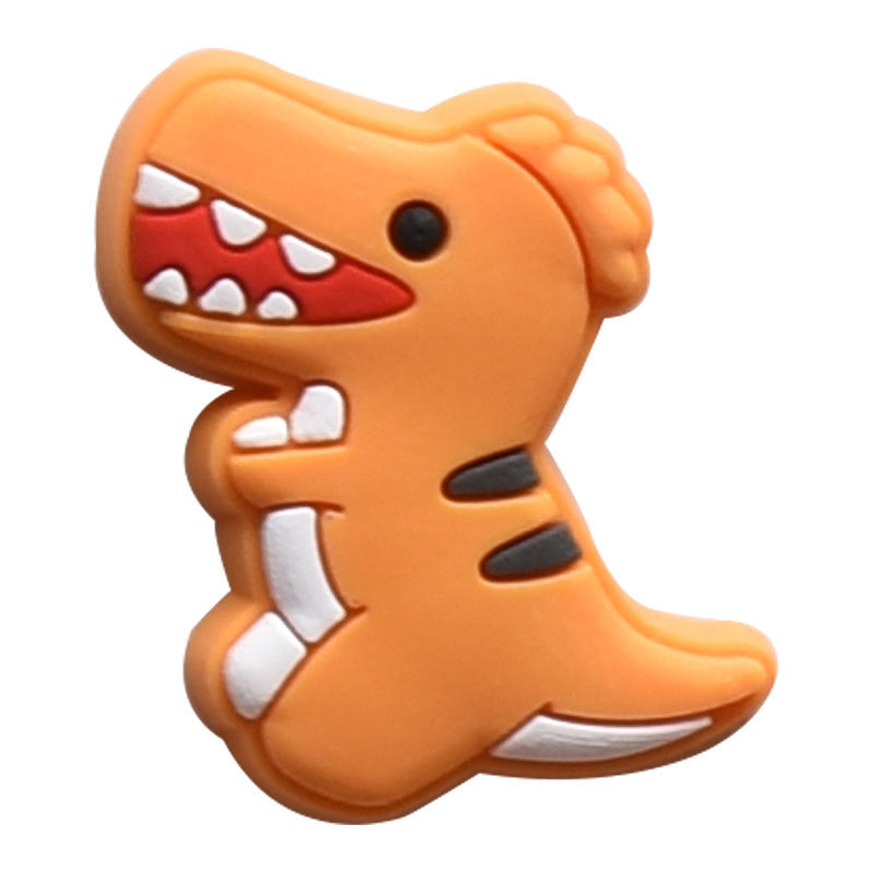 Cartoon Dinosaur Series Charms - For Crocs Shoes EVA Bogg Bag Accessories