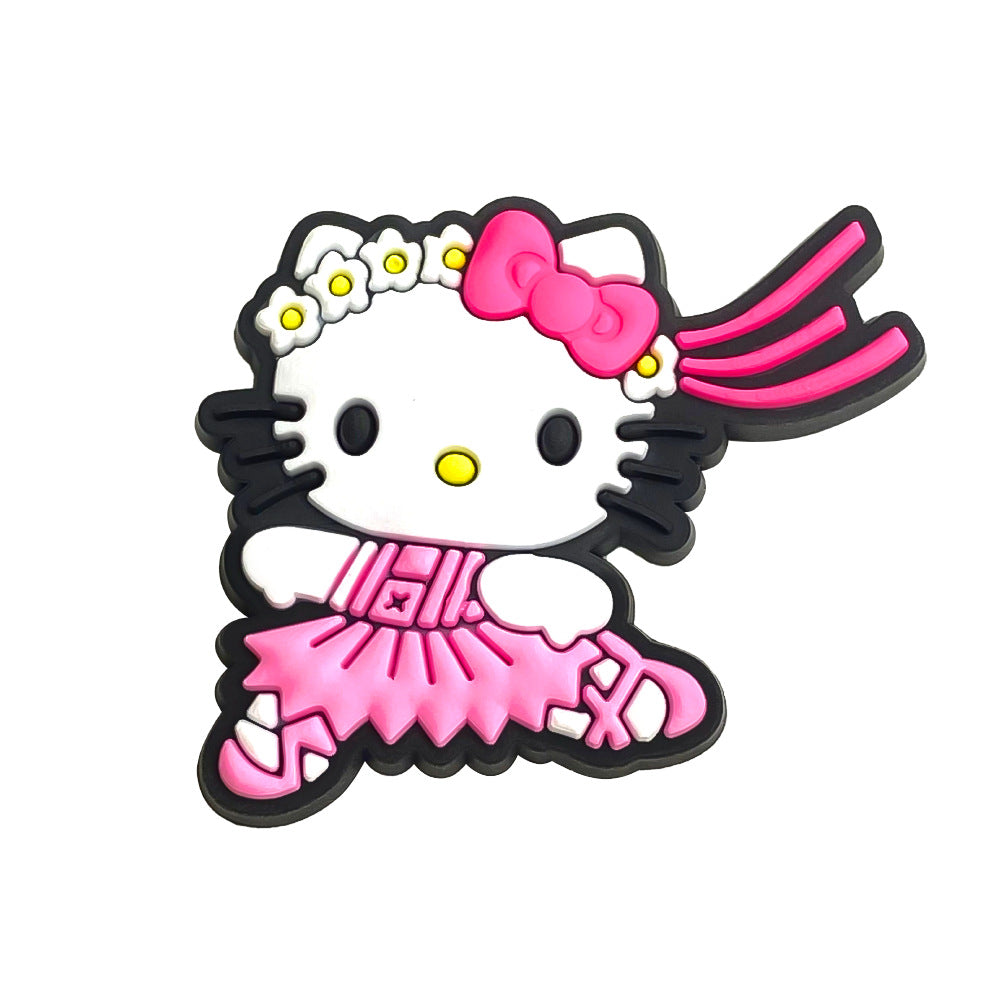 Hello Kitty Series Charms - For Crocs Shoes EVA Bogg Bag Accessories
