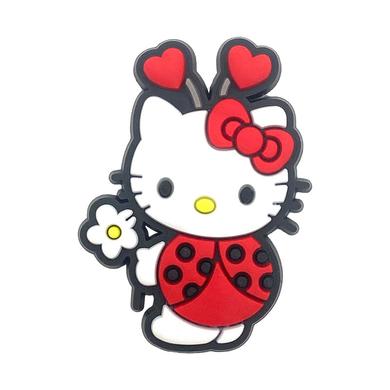 Hello Kitty Series Charms - For Crocs Shoes EVA Bogg Bag Accessories