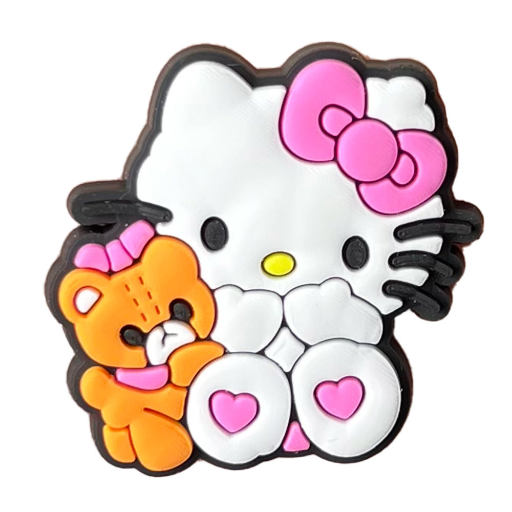 Hello Kitty Series Charms - For Crocs Shoes EVA Bogg Bag Accessories