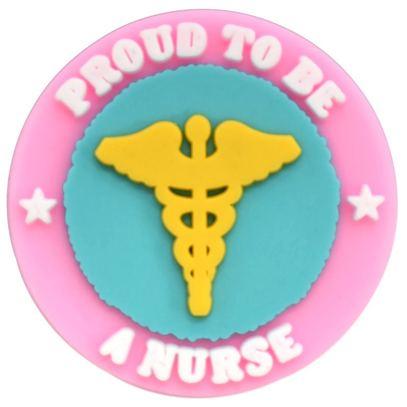 Nurse Series Charms - For Crocs Shoes EVA Bogg Bag Accessories