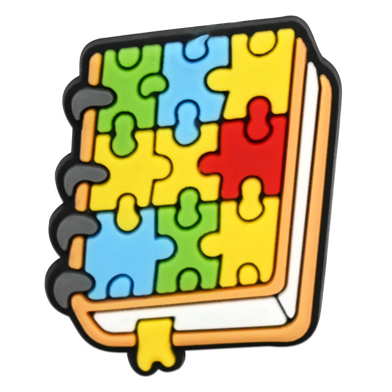 Autism Series Charms - For Crocs Shoes EVA Bogg Bag Accessories