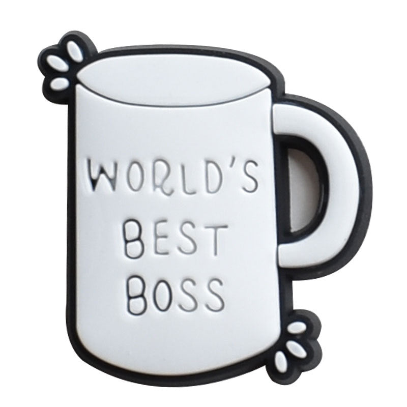 12pcs Coffee DIY Ideas Series Charms - For Crocs Shoes EVA Bogg Bag Accessories