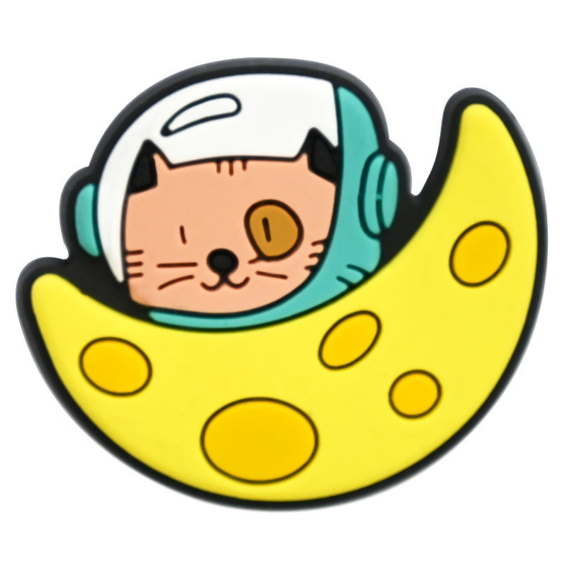 15pcs Small Planet DIY Ideas Series Charms - For Crocs Shoes EVA Bogg Bag Accessories