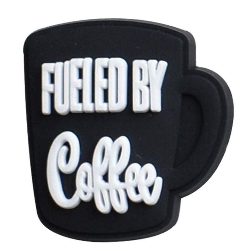 12pcs Coffee DIY Ideas Series Charms - For Crocs Shoes EVA Bogg Bag Accessories