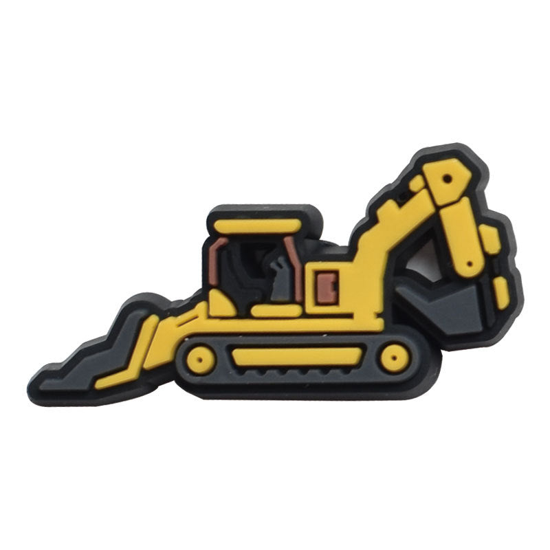 12PCS Animated Digger DIY Ideas Series Charms - For Crocs Shoes EVA Bogg Bag Accessories