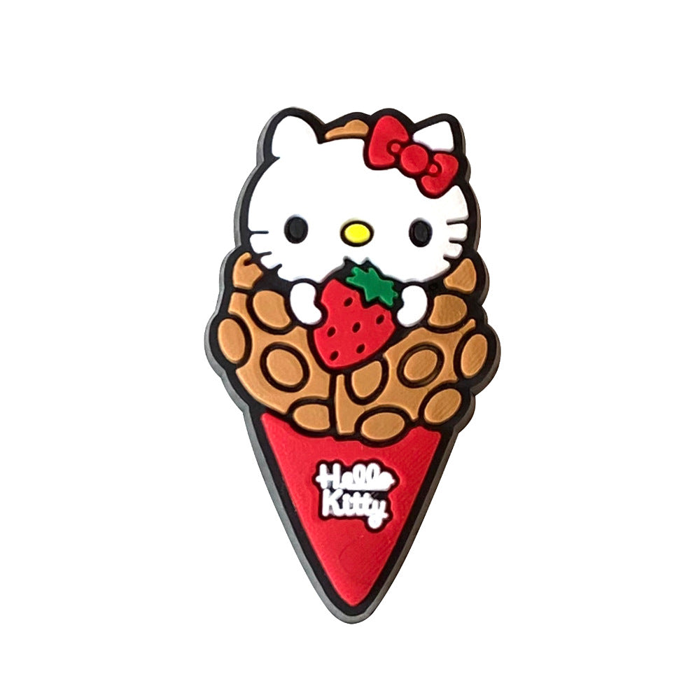 Hello Kitty Series Charms - For Crocs Shoes EVA Bogg Bag Accessories