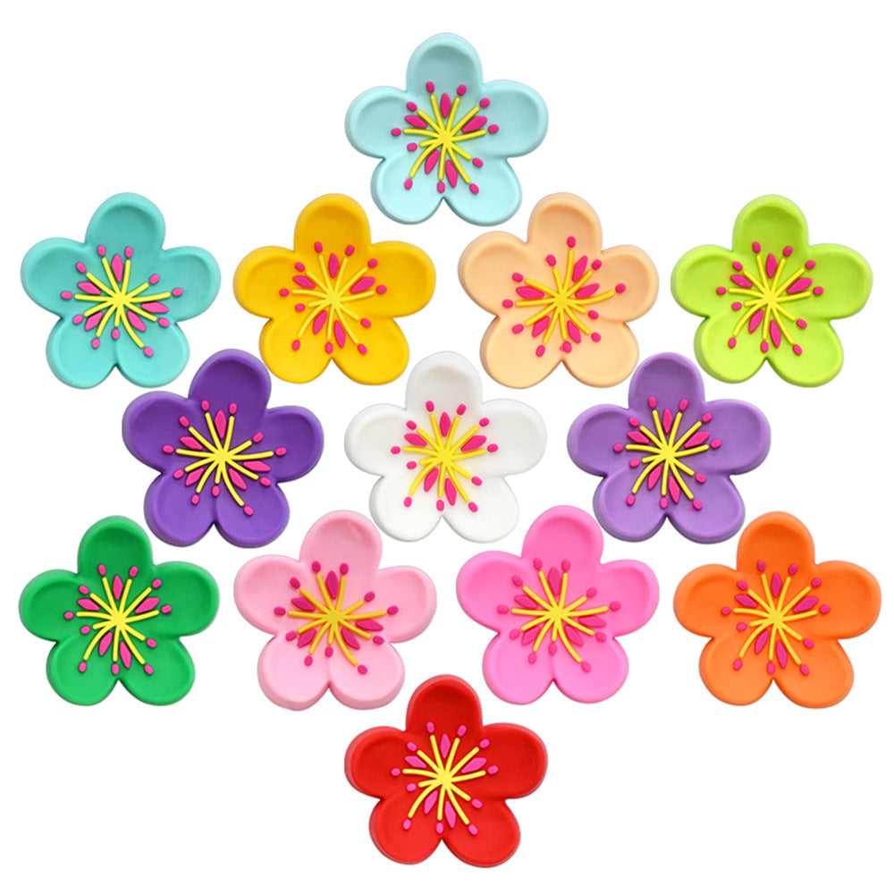 3D Flowers Series Charms - For Crocs Shoes EVA Bogg Bag Accessories