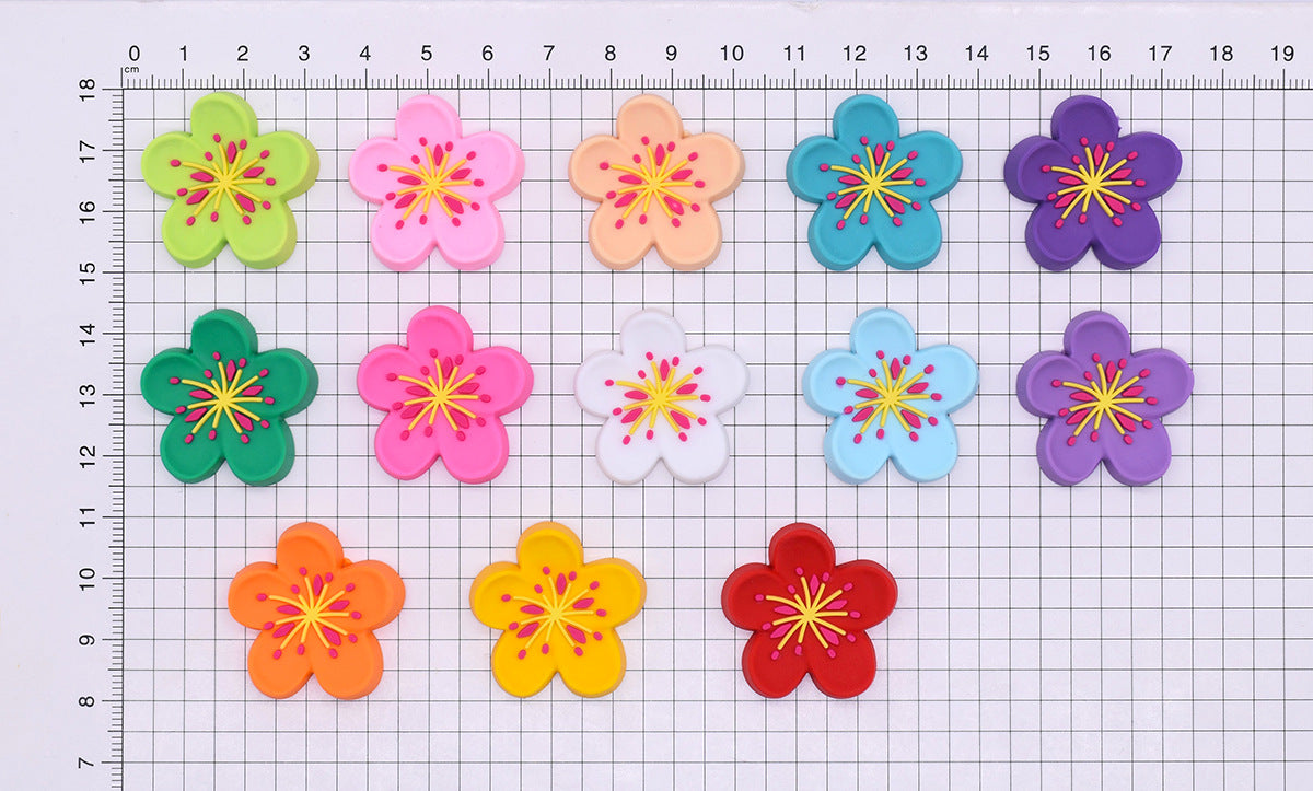 3D Flowers Series Charms - For Crocs Shoes EVA Bogg Bag Accessories