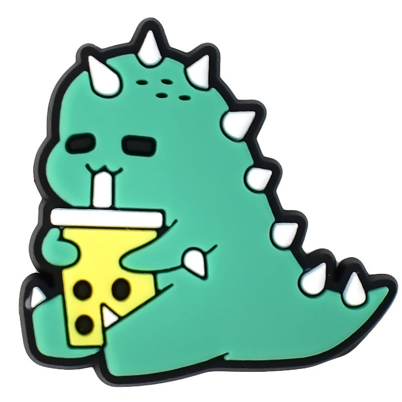 15pcs Cute Monster Cartoon DIY Ideas Series Charms - For Crocs Shoes EVA Bogg Bag Accessories