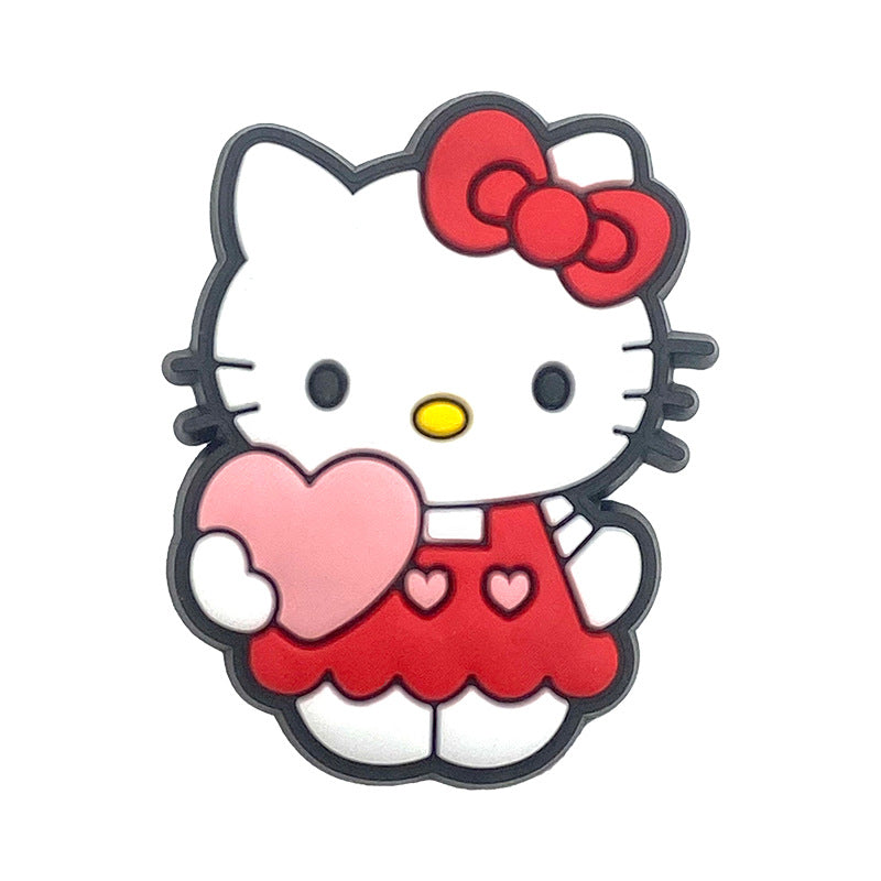Hello Kitty Series Charms - For Crocs Shoes EVA Bogg Bag Accessories