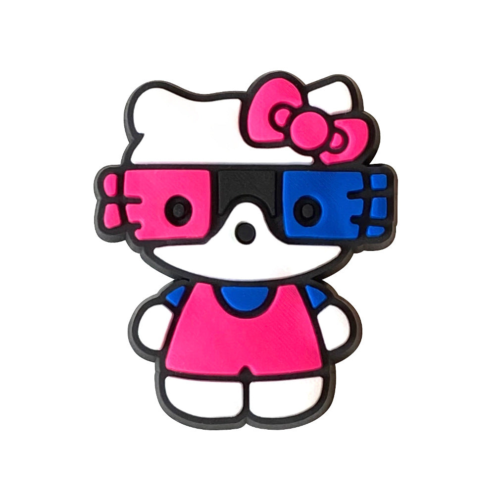 Hello Kitty Series Charms - For Crocs Shoes EVA Bogg Bag Accessories