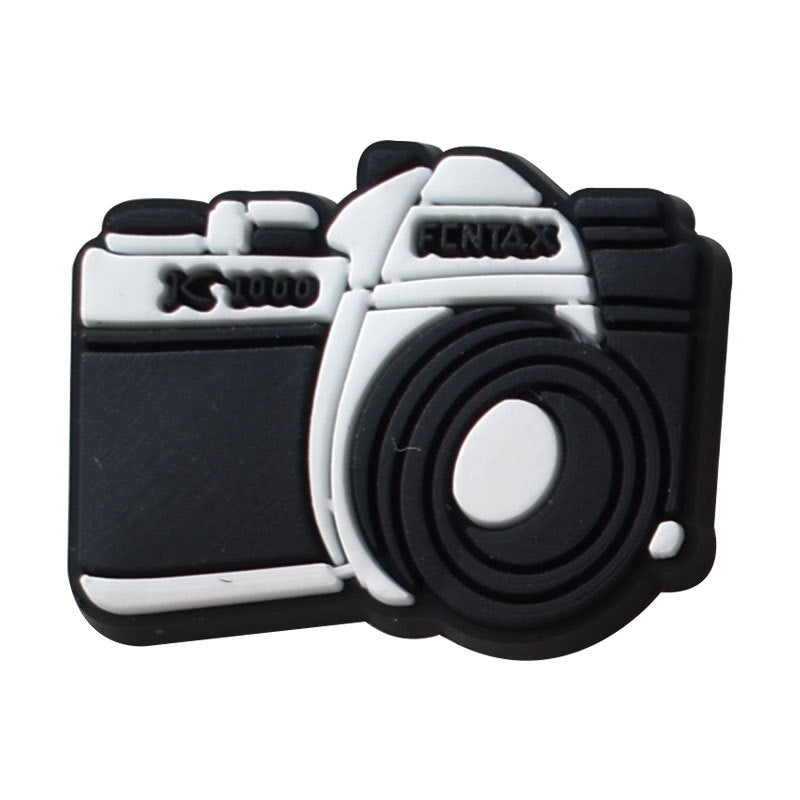 12Pcs Outdoor action camera DIY Ideas Series Charms - For Crocs Shoes EVA Bogg Bag Accessories