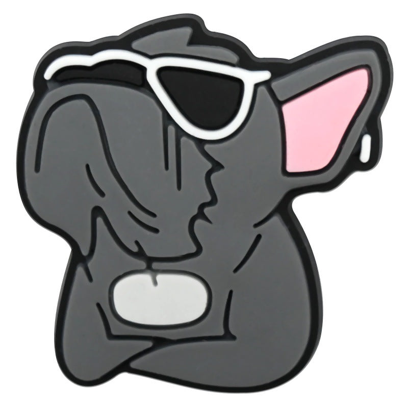 14PCS Adorable Puppy DIY Ideas Series Charms - For Crocs Shoes EVA Bogg Bag Accessories