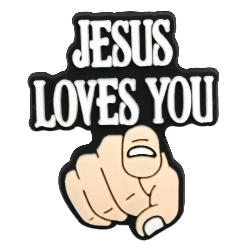 15Pcs English phrases DIY Ideas Series Charms - For Crocs Shoes EVA Bogg Bag Accessories