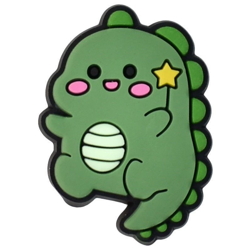 15pcs Cute Monster Cartoon DIY Ideas Series Charms - For Crocs Shoes EVA Bogg Bag Accessories