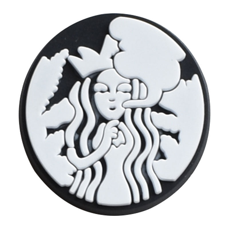 12pcs Coffee DIY Ideas Series Charms - For Crocs Shoes EVA Bogg Bag Accessories