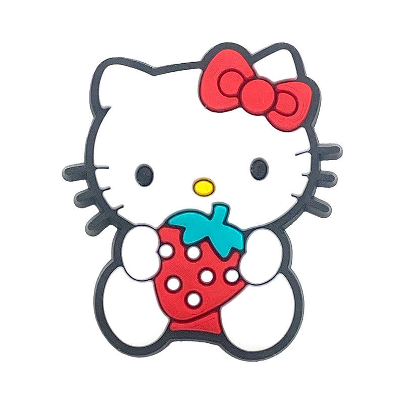 Hello Kitty Series Charms - For Crocs Shoes EVA Bogg Bag Accessories