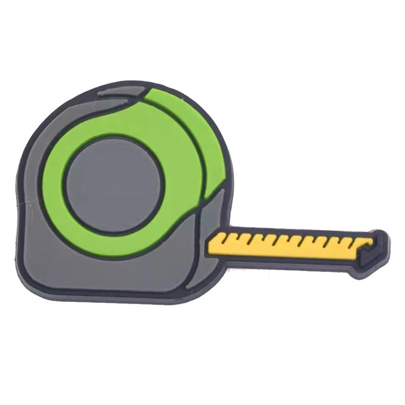 11Pcs Animated Tool DIY Ideas Series Charms - For Crocs Shoes EVA Bogg Bag Accessories