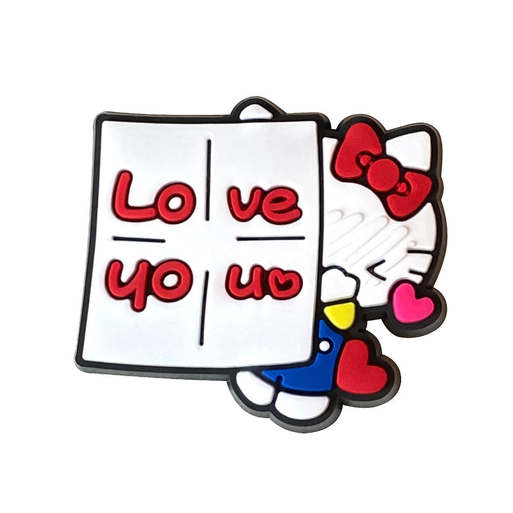 Hello Kitty Series Charms - For Crocs Shoes EVA Bogg Bag Accessories