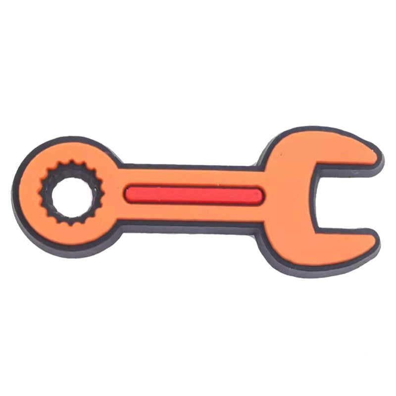 11Pcs Animated Tool DIY Ideas Series Charms - For Crocs Shoes EVA Bogg Bag Accessories