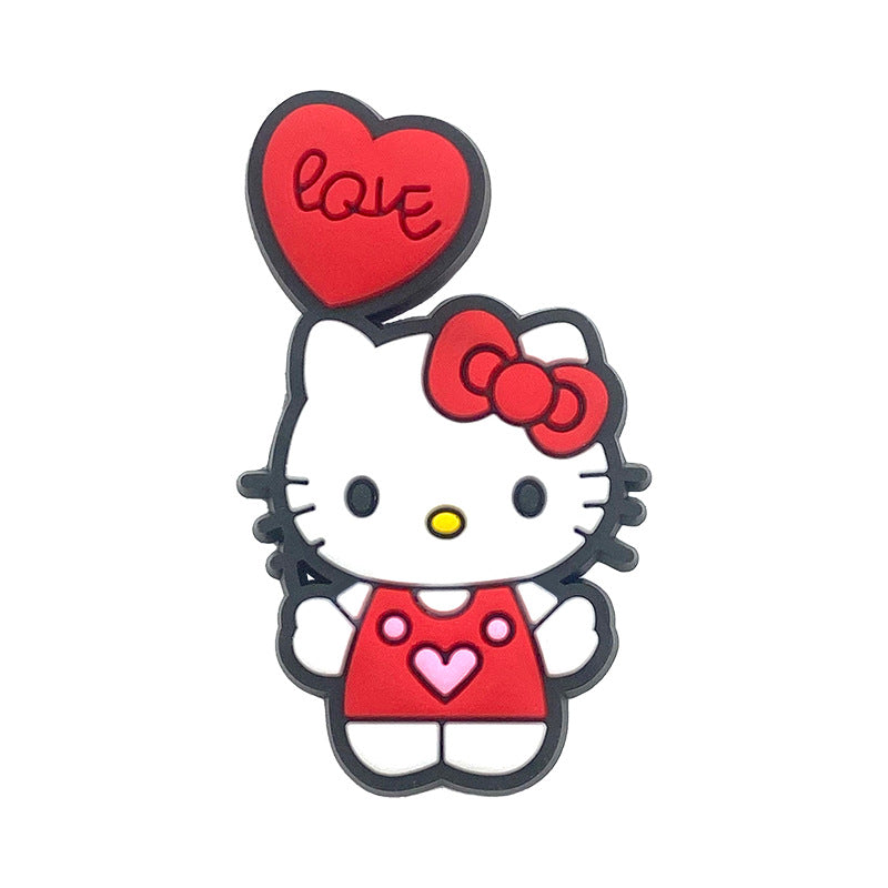 Hello Kitty Series Charms - For Crocs Shoes EVA Bogg Bag Accessories