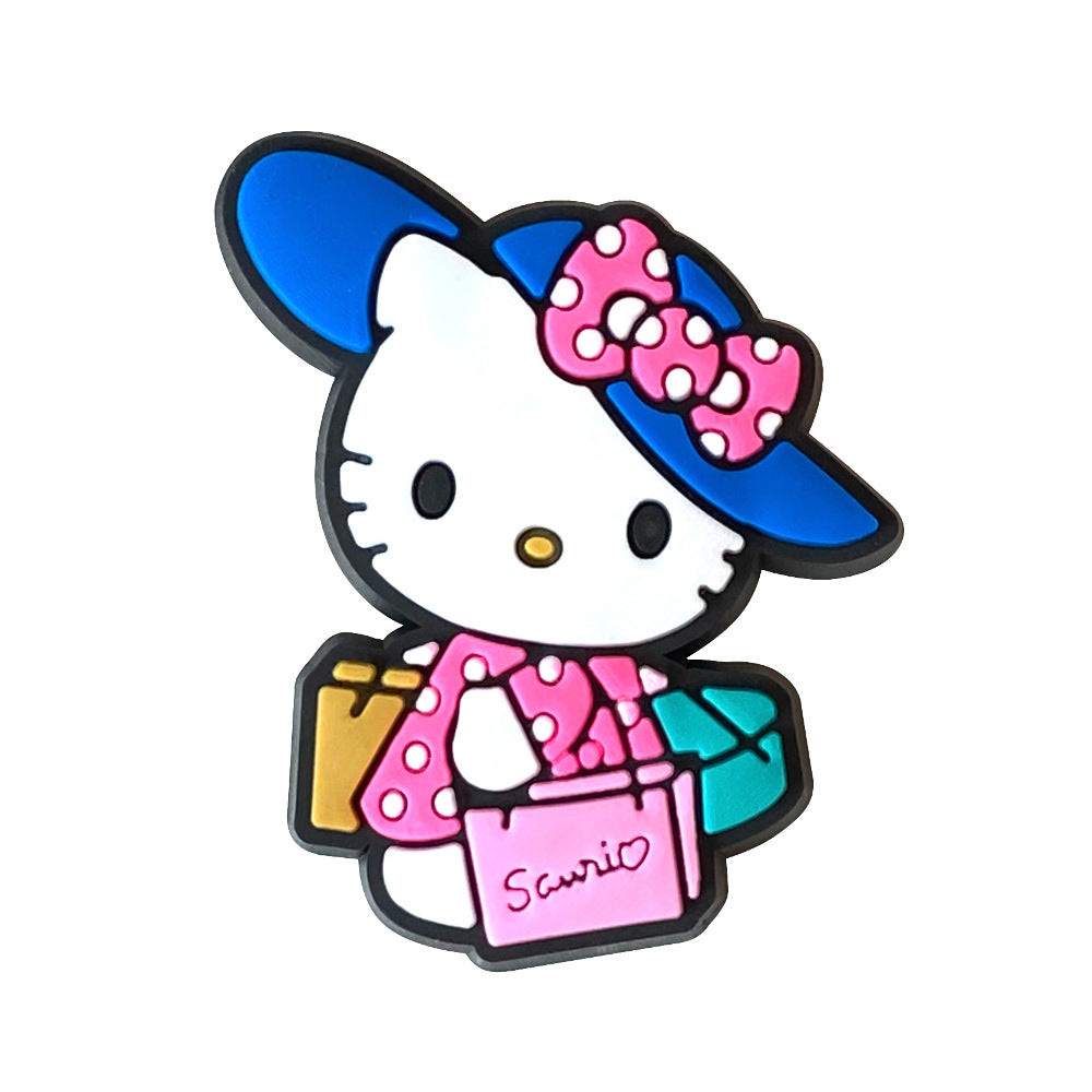 Hello Kitty Series Charms - For Crocs Shoes EVA Bogg Bag Accessories
