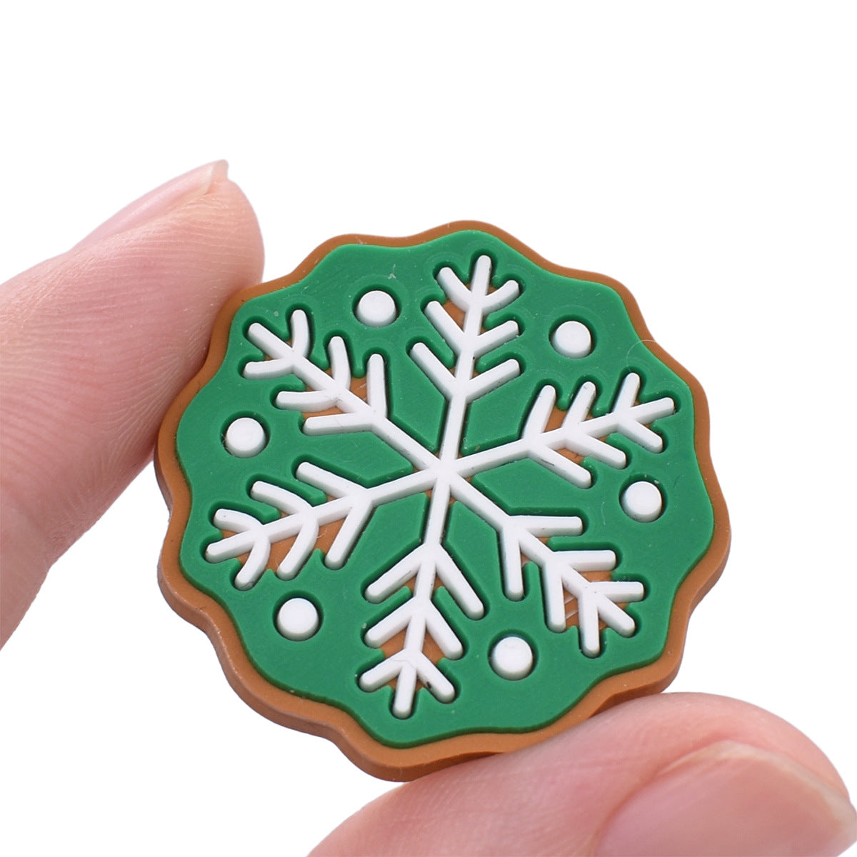 25PCS Winter Charms - For Crocs Shoes EVA Bogg Bag Accessories