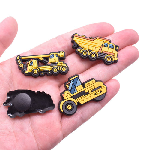 12PCS Animated Digger DIY Ideas Series Charms - For Crocs Shoes EVA Bogg Bag Accessories