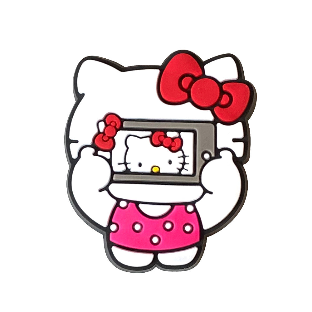 Hello Kitty Series Charms - For Crocs Shoes EVA Bogg Bag Accessories