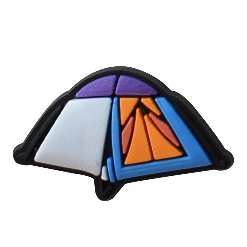 12Pcs Outdoor action camera DIY Ideas Series Charms - For Crocs Shoes EVA Bogg Bag Accessories