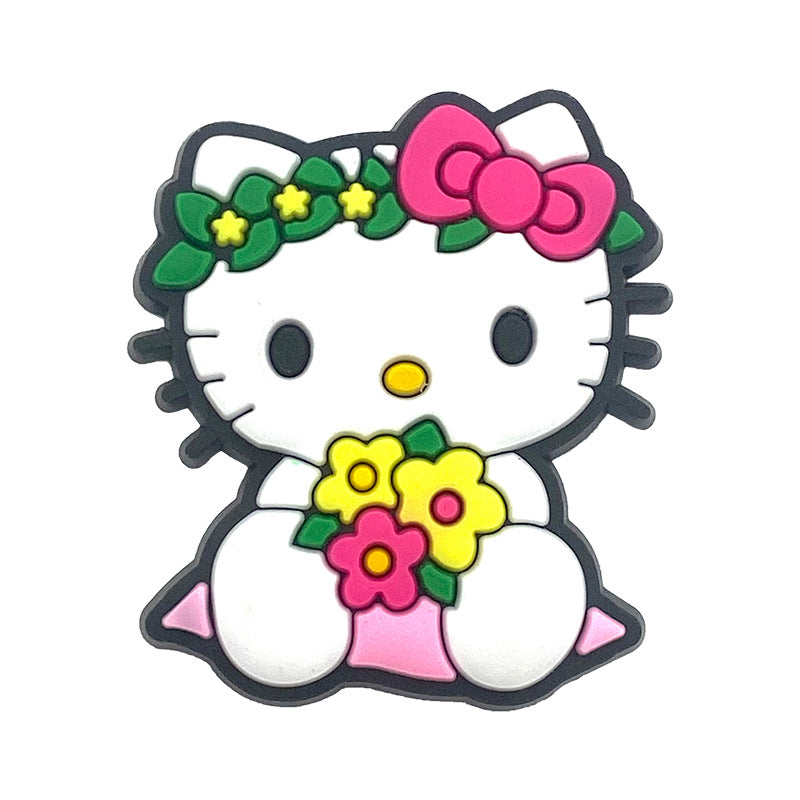 Hello Kitty Series Charms - For Crocs Shoes EVA Bogg Bag Accessories