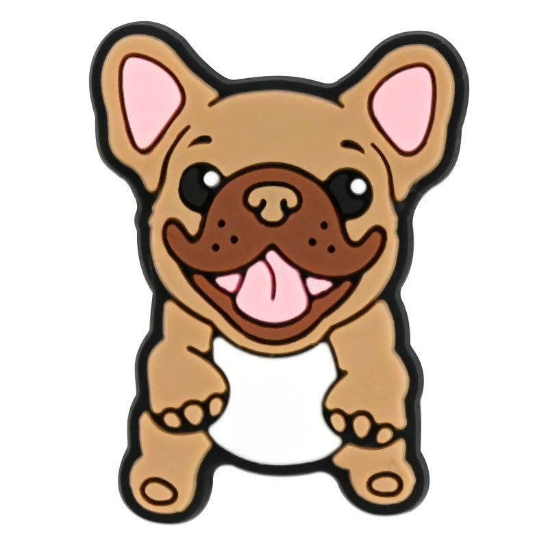 14PCS Adorable Puppy DIY Ideas Series Charms - For Crocs Shoes EVA Bogg Bag Accessories