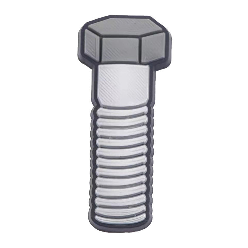 11Pcs Animated Tool DIY Ideas Series Charms - For Crocs Shoes EVA Bogg Bag Accessories