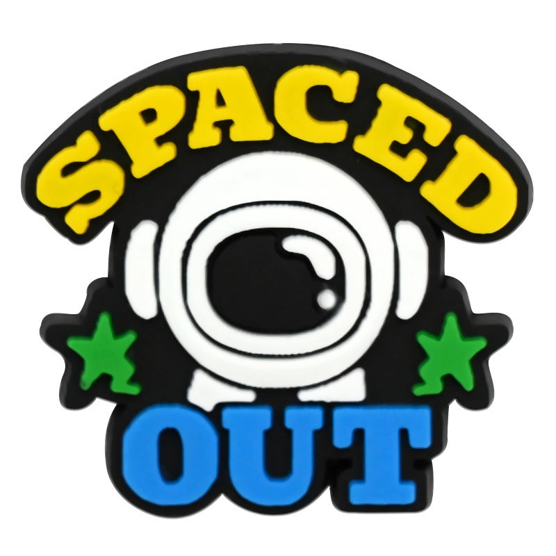 Cartoon alien Series Charms - For Crocs Shoes EVA Bogg Bag Accessories