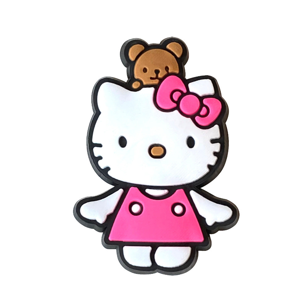 Hello Kitty Series Charms - For Crocs Shoes EVA Bogg Bag Accessories