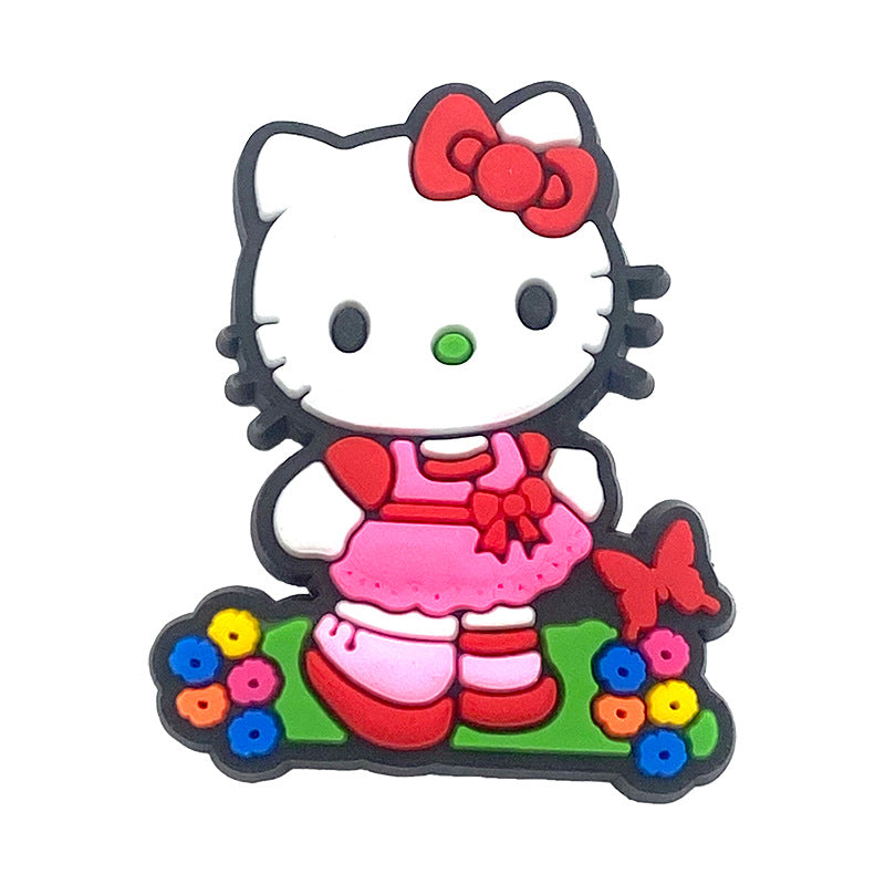 Hello Kitty Series Charms - For Crocs Shoes EVA Bogg Bag Accessories