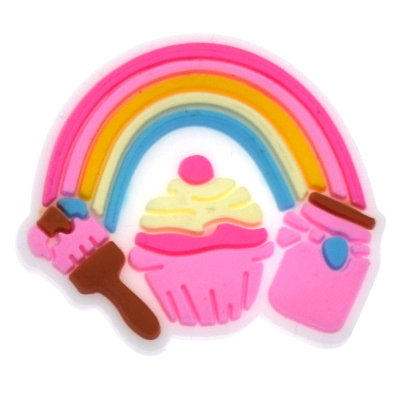 Dancing Girl Series Charms - For Crocs Shoes EVA Bogg Bag Accessories