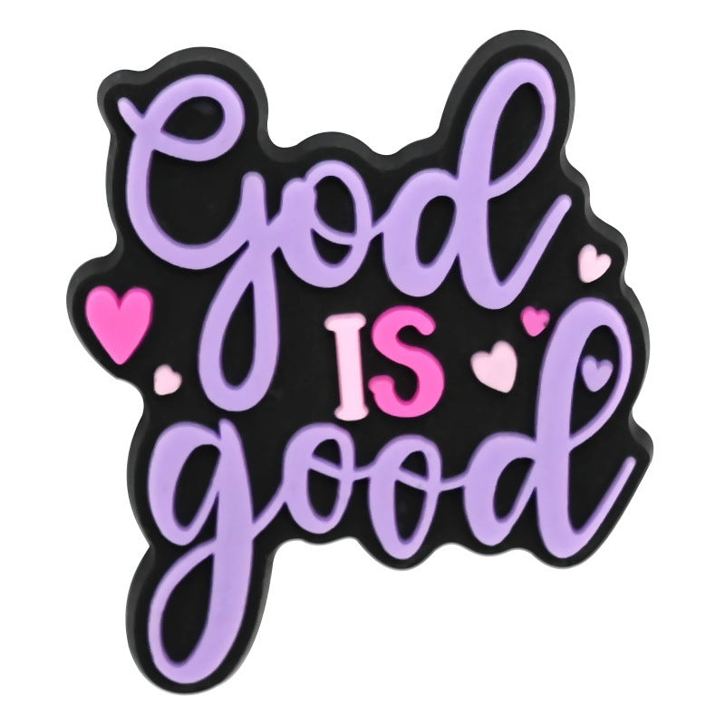 English phrase Series Charms - For Crocs Shoes EVA Bogg Bag Accessories