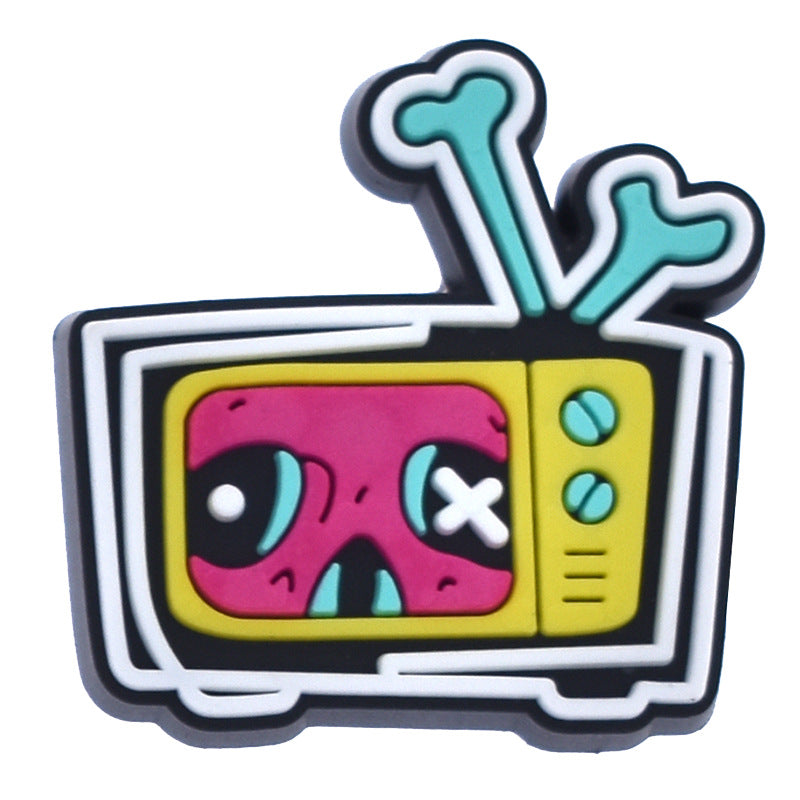 Dancing Girl Series Charms - For Crocs Shoes EVA Bogg Bag Accessories