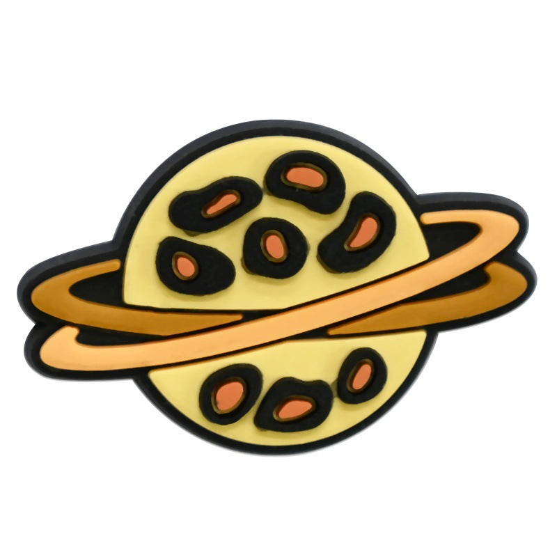 15pcs Small Planet DIY Ideas Series Charms - For Crocs Shoes EVA Bogg Bag Accessories