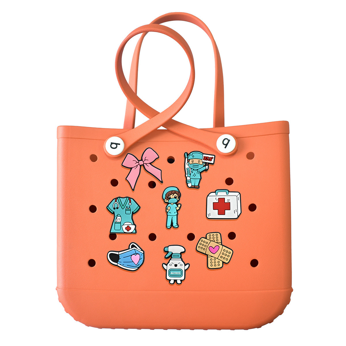 Nurse Series Charms - For Crocs Shoes EVA Bogg Bag Accessories